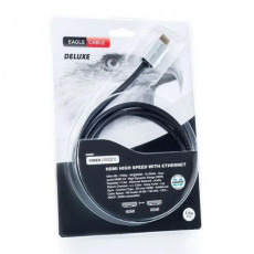 HIFI / HIFI / HDMI kabel:Eagle Cable DeLuxe High Speed 2.0B / 4K / 0,75m