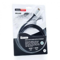 HIFI / HIFI / HDMI kabel:Eagle Cable DeLuxe High Speed 2.0B / 4K / 5m
