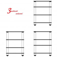 HIFI / HIFI / Hi-Fi stolek / HTP Hifi Rack 2 / Black HIFI / HIFI / Hi-Fi stolek / HTP Hifi Rack 2 / Black