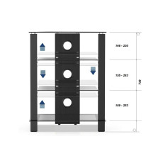 HIFI / HIFI / Hi-Fi stolek / Elektronika Praha:Hifi Rack 3 HIFI / HIFI / Hi-Fi stolek / Elektronika Praha:Hifi Rack 3