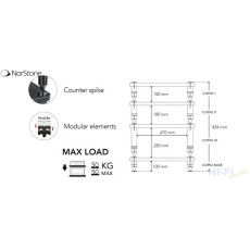 HIFI / HIFI / Hi-Fi stolek / Norstone:COMO Base