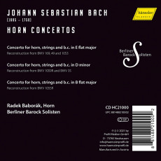 CD / Bach J.S. / Horn Concertos / Berliner Barock Solisten