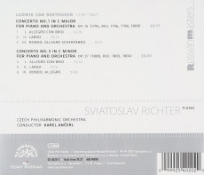 CD / Richter Sviatoslav / Beethoven / Piano Concertos No 1.& 3.