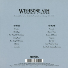 2CD / Wishbone Ash / Portsmouth 1980 / Digipack / 2CD