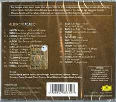 CD / Albinoni / Adagio / Pachelbel / Canon / Baroque Music By Bach..