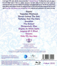 Blu-Ray / Moody Blues / Threshold Of A Dream / Live / Blu-Ray Disc