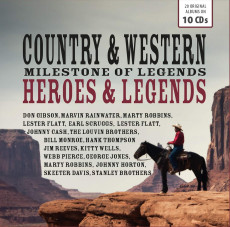 10CD / Various / Country & Western Heroes / 10CD