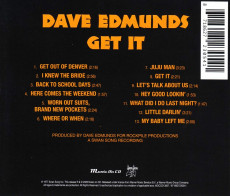 CD / Edmunds Dave / Gee It