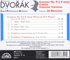 CD / Dvok / Symphony No.9 / Blohlvek