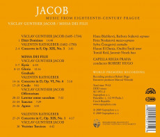 CD / Jacob Vclav Gunther / Missa Dei Filli