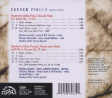 CD / Fibich Zdenk / Piano Quartet,Op.11 Quintet,Op.42