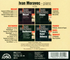 4CD / Moravec Ivan / Piano / Mozart / Chopin / Beethoven / Ravel... / 4CD