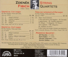 CD / Fibich Zdenk / Smycov kvartet / Penocha Quartet