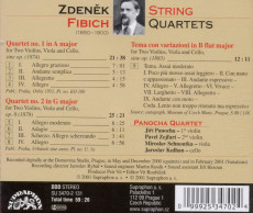 CD / Fibich Zden�k / Smy�cov� kvartet / Penocha Quartet