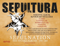 8LP / Sepultura / Sepulnation / Studio Albums 1998-2009 / Vinyl / 8LP