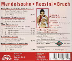 CD / Rossini Gioacchino/Mendelssohn/Bruch / Skladby pro klarinet a.