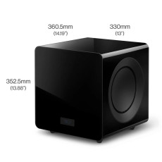 HIFI / HIFI / Subwoofer:Kef KC92 / Gloss Black