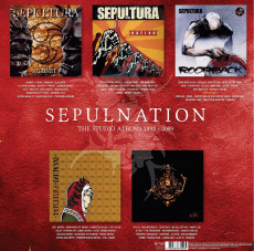 5CD / Sepultura / Sepulnation / Studio Albums 1998-2009 / Remastered / 5CD