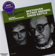 CD / Brendel/Rattle / Beethoven / Piano Concertos No.4 & 5