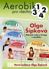 4DVD / SPORT / Aerobic pro vechny 1-4 / Olga pkov / 4DVD