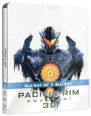 3D Blu-Ray / Blu-ray film /  Pacific Rim:Povstn / Steelbook / 3D+2D Blu-Ray