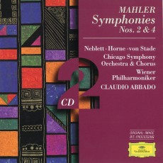 2CD / Mahler / Symphonies Nos.2 & 4 / 2CD / Abbado