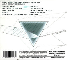 CD / Pink Floyd / Dark Side Of The Moon / Live At Wembley 1974