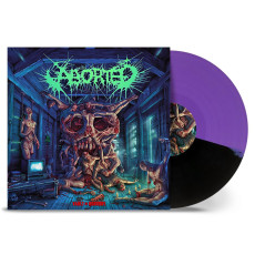 LP / Aborted / Vault Of Horrors / Purple,Black Split / Vinyl