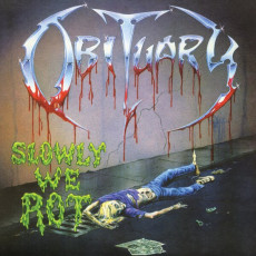 LP / Obituary / Slowly We Rot / Blue Red Splatter / Vinyl