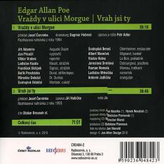 CD / Poe Edgar Allan / Vrady v ulici Morgue / Vrah jsi Ty
