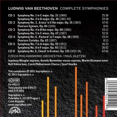 6CD / Beethoven / Symphonies / Czech Philharmonic Orchestra / 6CD