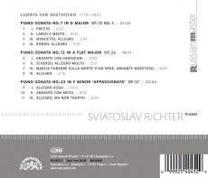 CD / Beethoven / Piano Sonatas Nos 7,12,23 / Richter S.