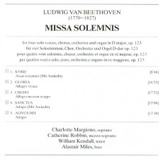 CD / Beethoven / Missa Solemnis