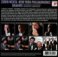 8CD / Mehta Zubin / Brahms / New York Philharmonic / 8CD / Box