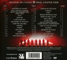 2CD/DVD / Gregorian / Live!Masters Of Chant Final Chapter Tour / 2CD+DVD