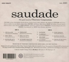 CD / Thievery Corporation / Saudade / Digipack