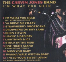 CD / Jones Carvin / I'm What You Need