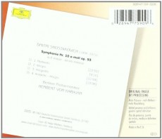 CD / Shostakovich Dmitri / Symphony No.10 / Berliner Philhar. / Karajan