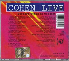 CD / Cohen Leonard / Live In Concert