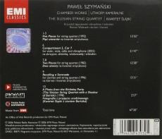 CD / Szymanski Pawel / Chamber Works / Silesian String Quartet