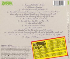 CD / Zappa Frank / Congress Shall Make No