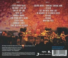 2CD / Allman Brothers Band / Play All Night:Live At The Beacon 1992
