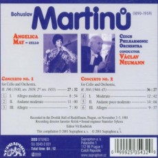 CD / Martinů Bohuslav / Cello Concertos Nos.1,2 CD / Martinů Bohuslav / Cello Concertos Nos.1,2
