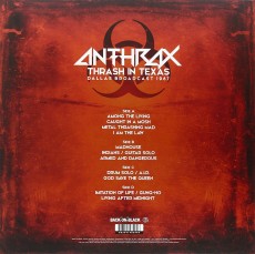 2LP / Anthrax / Thrash In Texas / Dallas Broadcast 1987 / Vinyl / 2LP