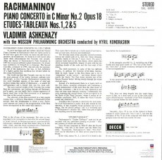 LP / Rachmaninov / Second Piano Concerto / Ashkenazy / Kondrashin / Vinyl