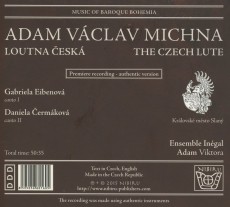 CD / Michna A.V. / Czech Lute / Ens Ingal, Viktora / Digipack