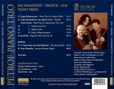 CD / Petrof Piano Trio / Rachmaninov / Franck / Suk
