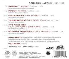 CD / Martin Bohuslav / Madrigals / Martin Voices