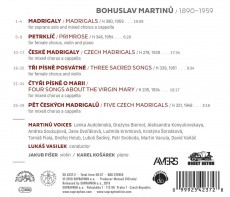 CD / Martin� Bohuslav / Madrigals / Martin� Voices