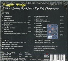 CD/DVD / Vanilla Fudge / Live At Sweden Rock 2016 / CD+DVD / Digipack